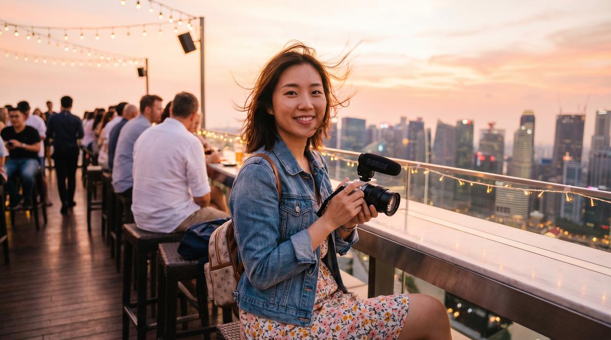 网红主播旅行视频分享